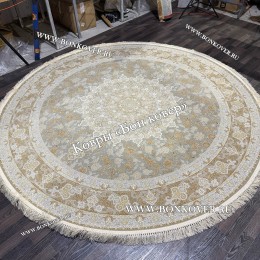 Восточный Ковер Для Гостиной Дизайн 30551 Круг