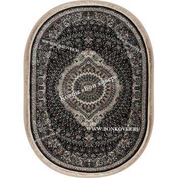 Овальный Ковер с Восточным Узором Медальон Арт 30344