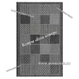 Безворсовый ковер дизайн 78 Серый