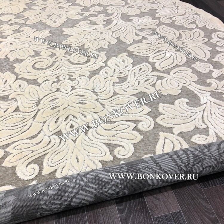 Белый Круглый Ковер Для Гостиной Дизайн 30539