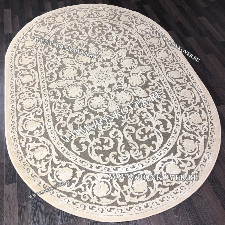 Овальный Ковер Из Вискозы Дизайн 1473 Овал