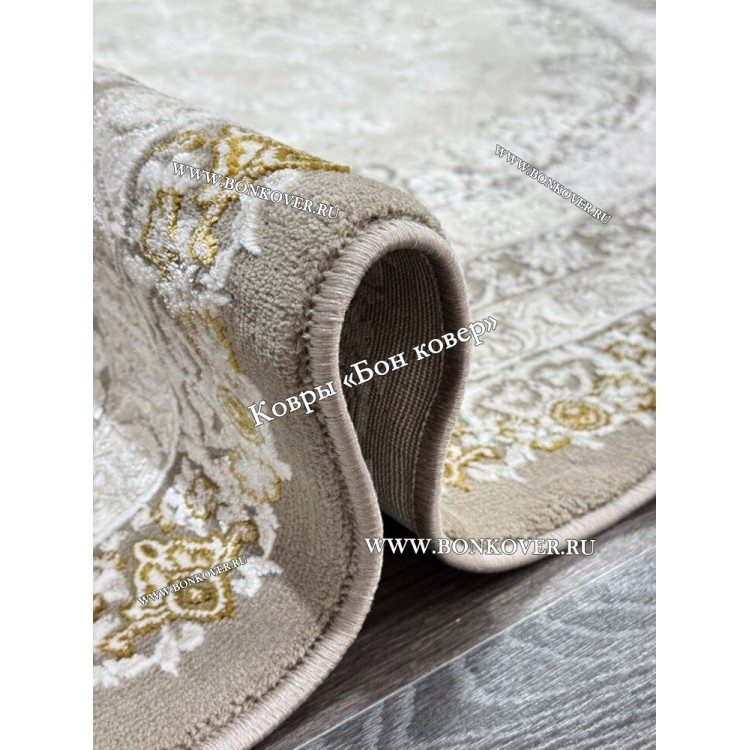 Турецкий Ковер Для Гостиной Арт 129 Бежево-Коричневый