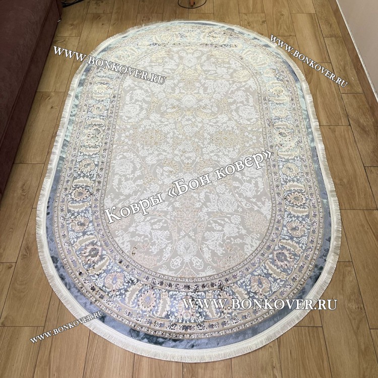 Ковер С Восточным Узором Арт 29680 Турция New Овальный