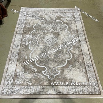 Современный Турецкий Ковер Дизайн 184 Бежево-Коричневый