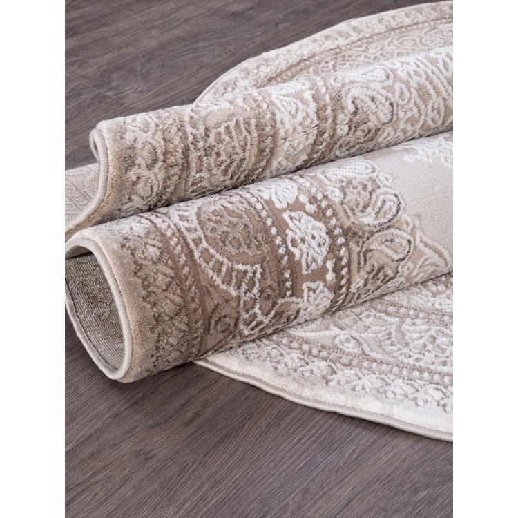 Ковер Armina 03704A BROWN / BROWN Овал