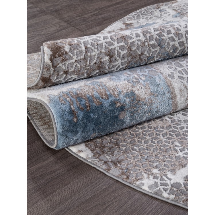 Ковер Armina 03857A BLUE / BLUE Овал