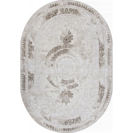 Ковер Armina 04087A BROWN / BROWN Овал